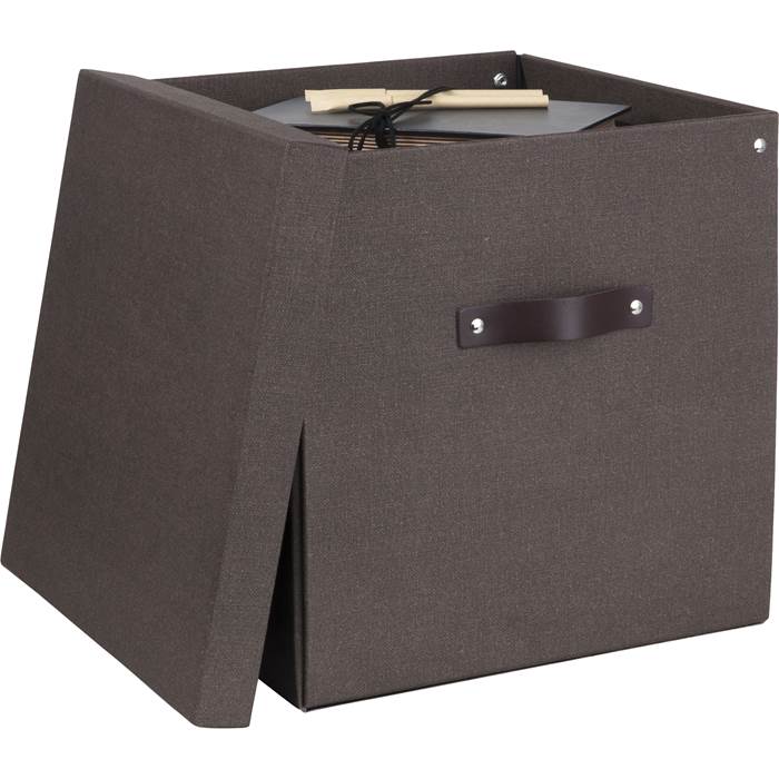 Box Bigso Logan canvas brun - 7