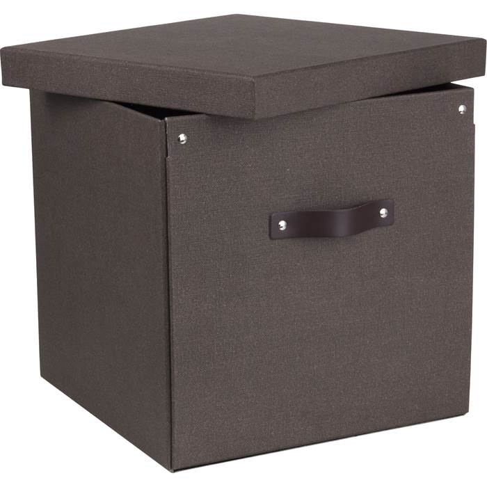 Box Bigso Logan canvas brun - 3