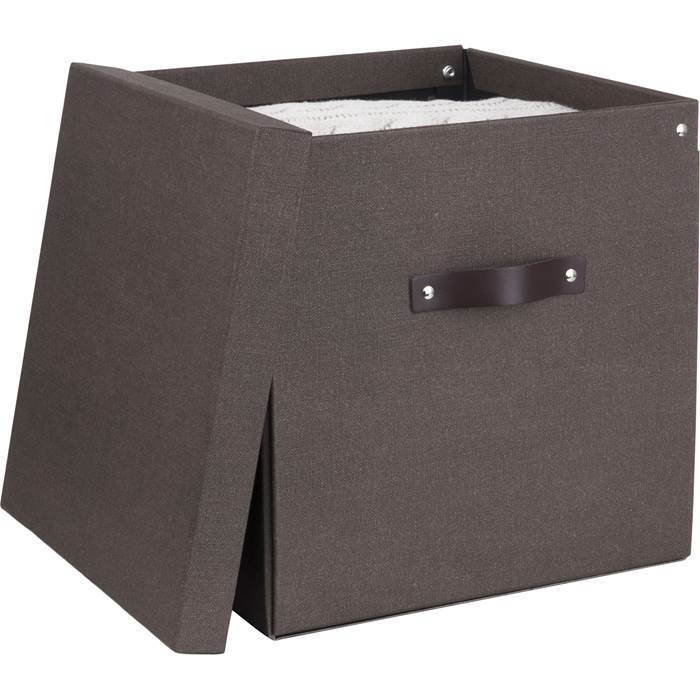 Box Bigso Logan canvas brun - 5