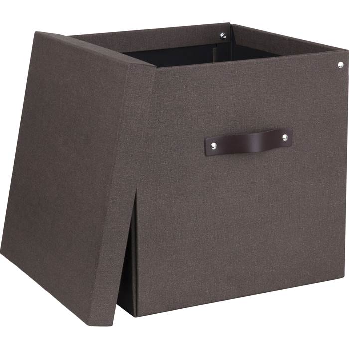 Box Bigso Logan canvas brun - 4