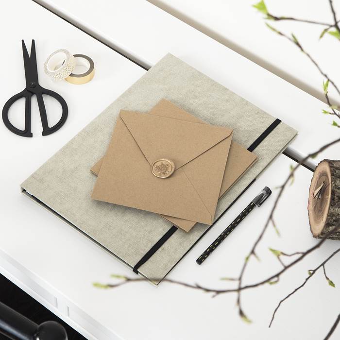 Mapp Paulina A4 canvas linen - 5