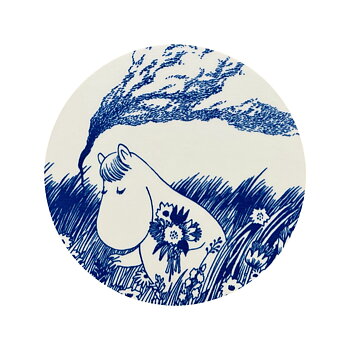 Moomin Glass coaster - Tove Nordic - Snorkmaiden