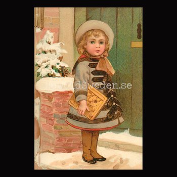 Julkort Vintage Vykort Nr: 340 - 10 x 15 cm - 435