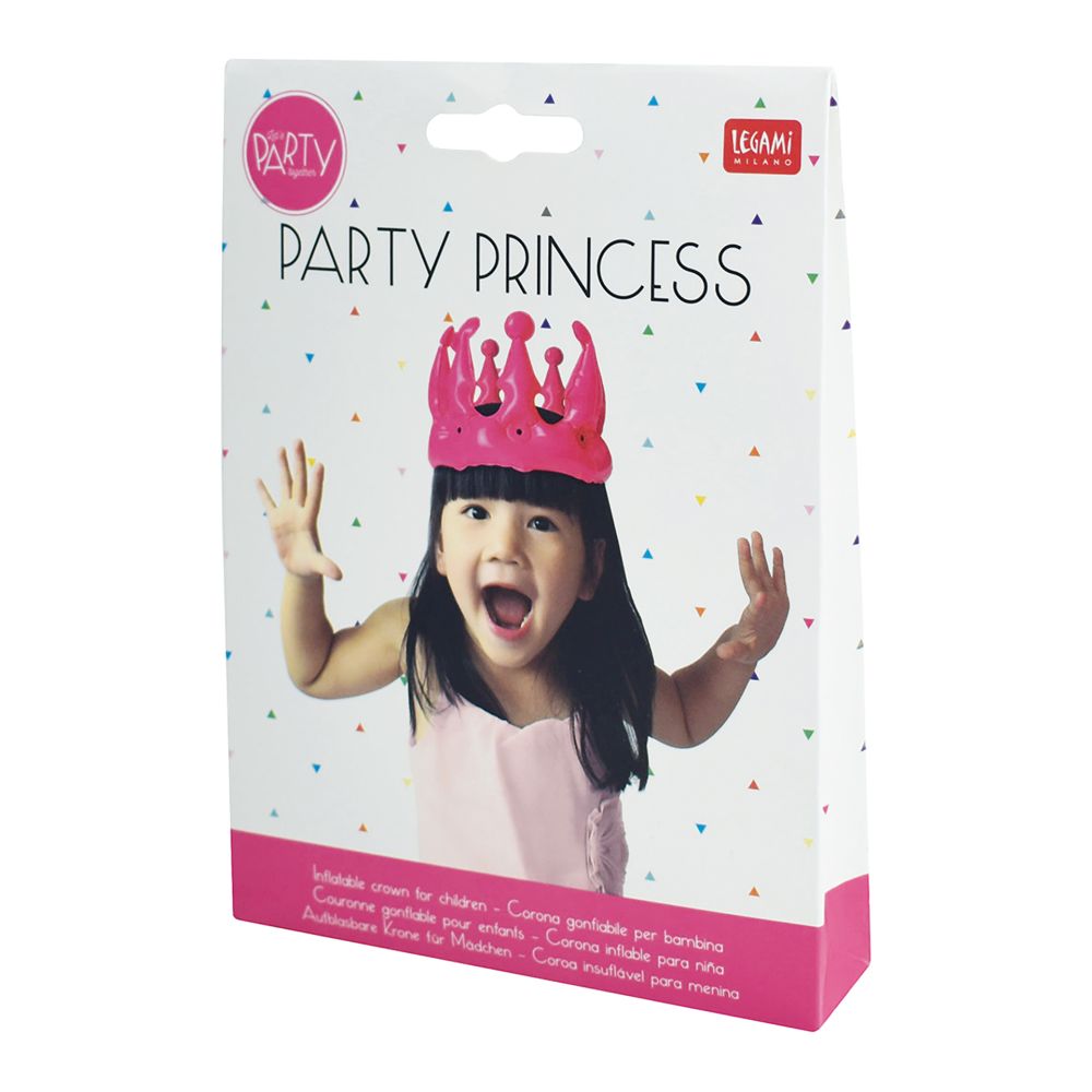 Uppblåsbar krona - Party Princess (för barn 3-10 år) - 3