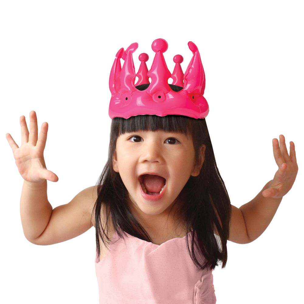 Uppblåsbar krona - Party Princess (för barn 3-10 år)