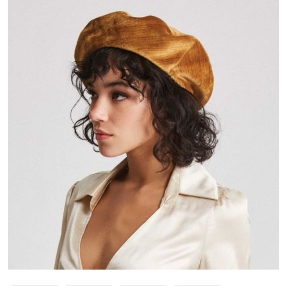 Brixton Audrey basker camel cord