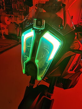 Gult glas till KTM 1290 super Adventure