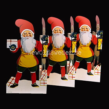 Pappersrad Jättetomte Lykta 31 x 100 cm - R12