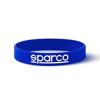 Armband i silicon, Sparco, blått