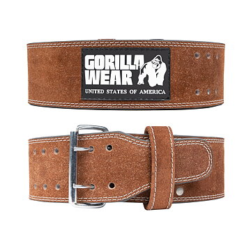 4 Inch Powerlifting Belt, brown