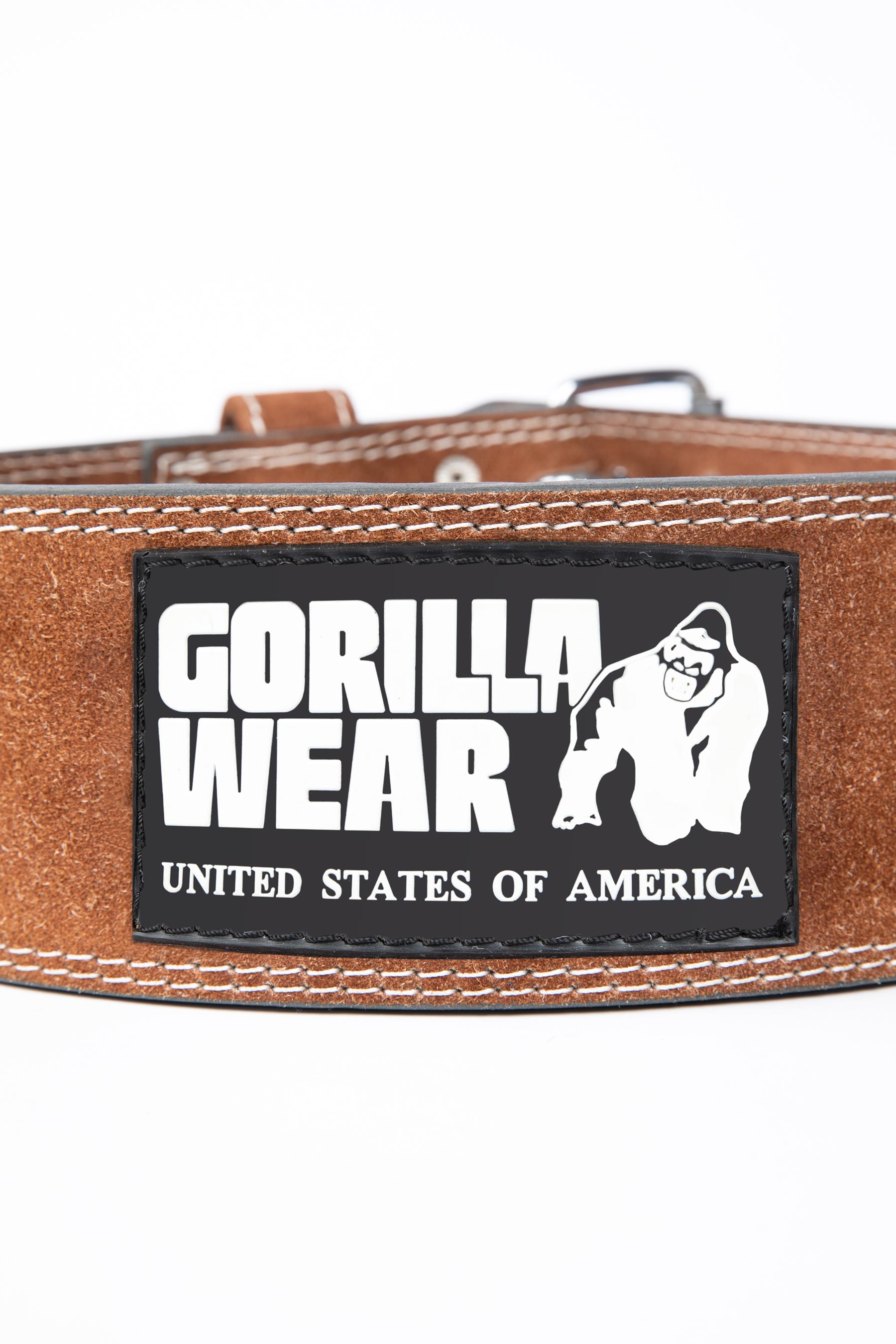 4 Inch Powerlifting Belt, brown - 4