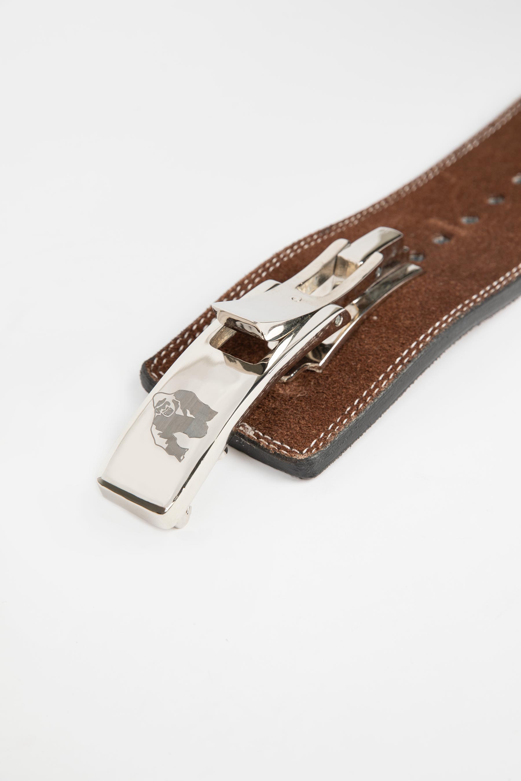 4 Inch Powerlifting Lever Belt, brown - 3