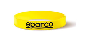 Armband i silicon, Sparco, gult