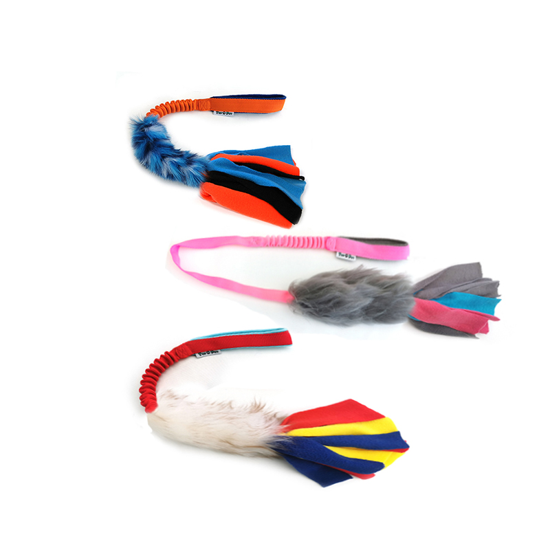 Leksak mini med fleecesvans och expander UTAN boll egen design