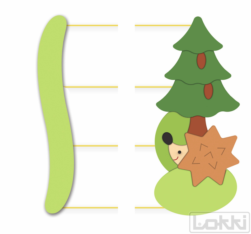 Hedgehog in the Forest Rope Board