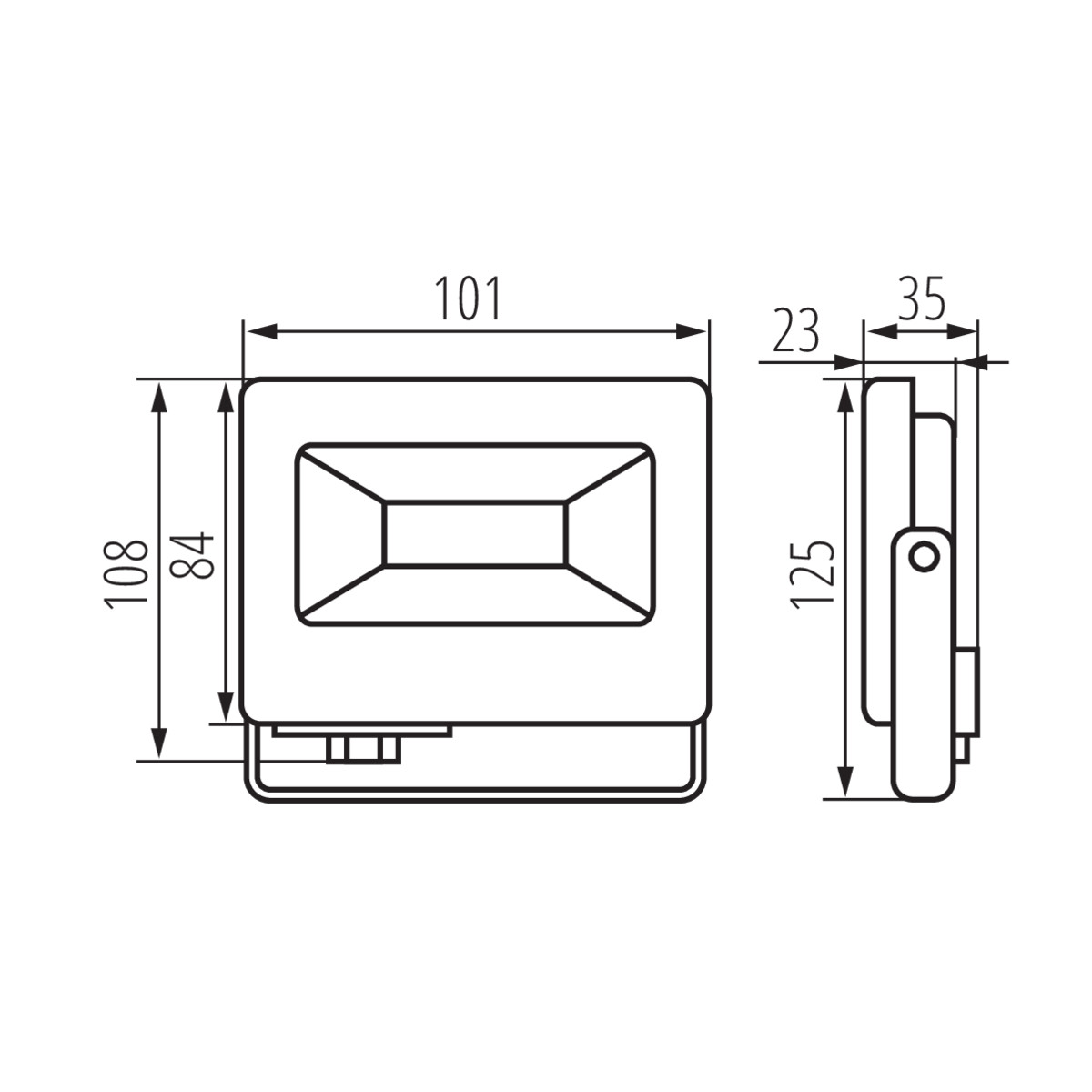 KANLUX Strålkastare ANTEM 10W - 3