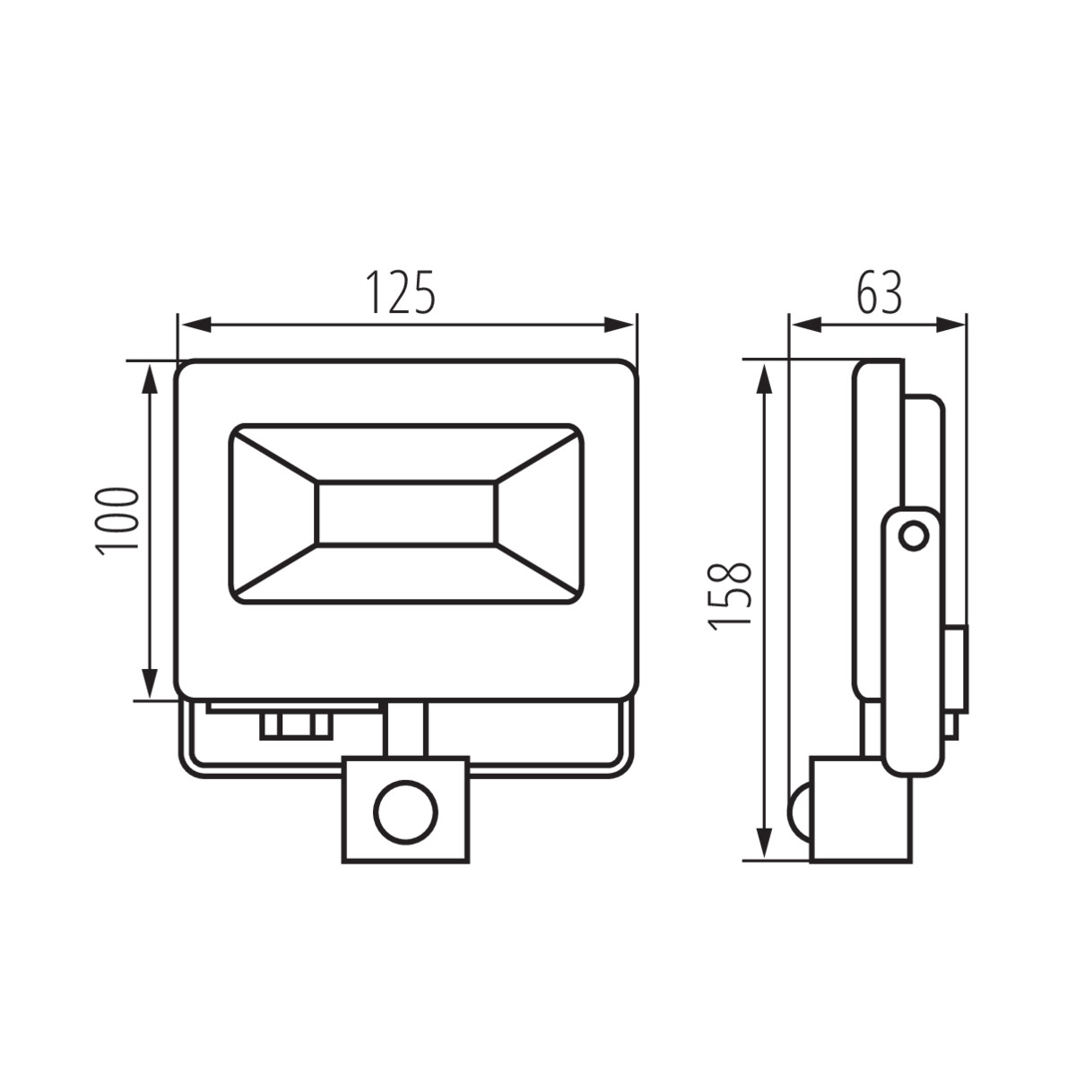 KANLUX Strålkastare ANTEM 20W - 4