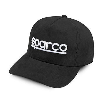 Sparco keps Suede, Svart