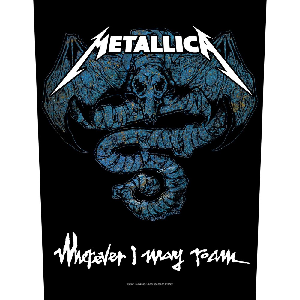 Metallica Wherever I May Roam Backpatch