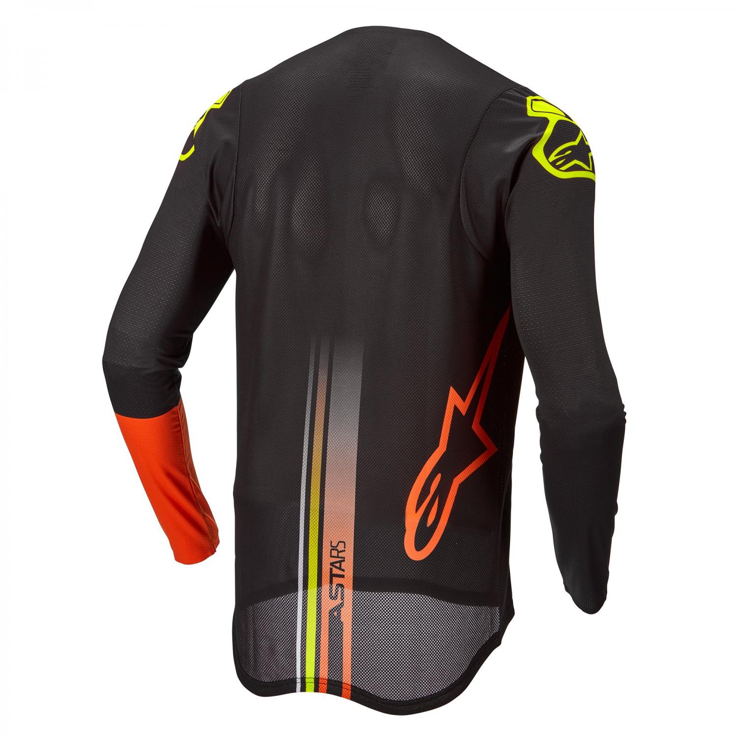 Alpinestars Tröja Supertech Blaze Svart/Orange/Gul - 2
