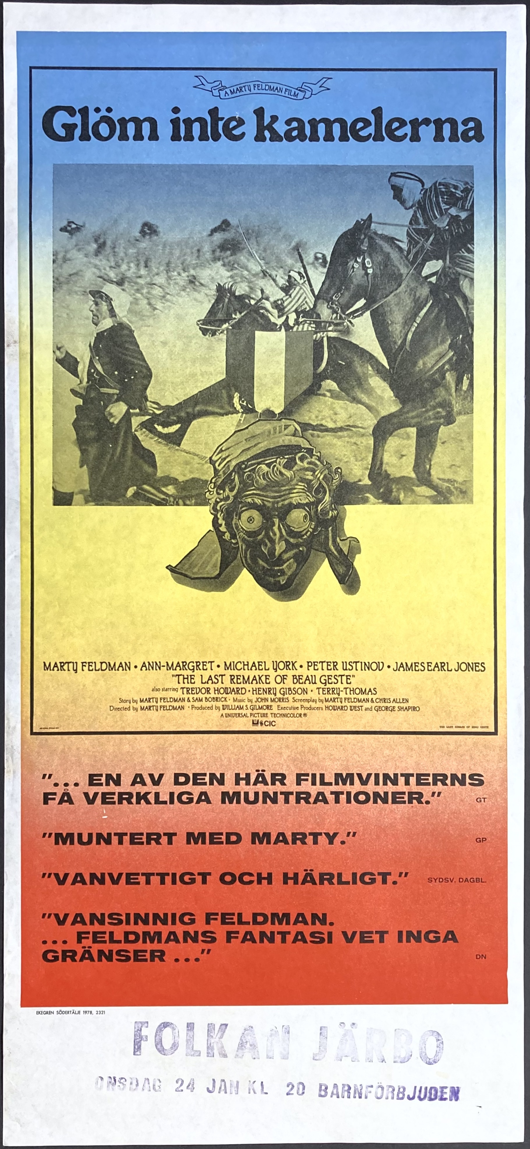 GLÖM INTE KAMELERNA (1977)