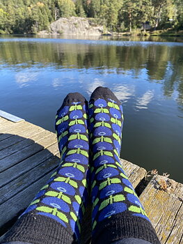 Ullstrumpor BLÅBÄR (fel etikett på storlek 36-40!)