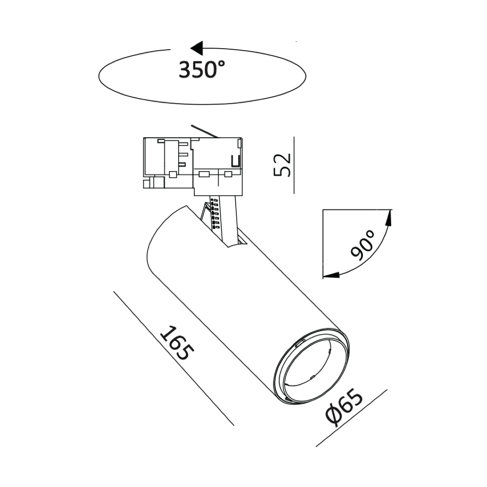 DESIGNLIGHT P-820MW 20W 3000K Vit - 2