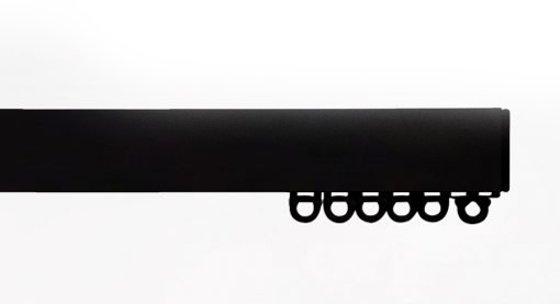 Gardinskena Svart 200 cm