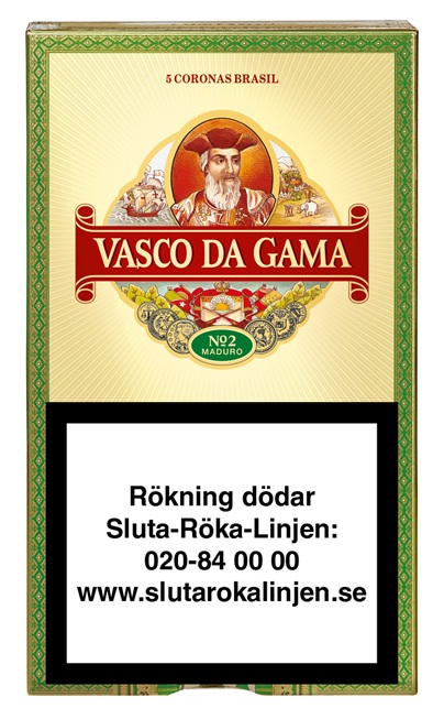 Vasco da Gama No. 2 Maduro Limpa 5x5p