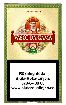 Vasco da Gama No. 2 Maduro Limpa 5x5p