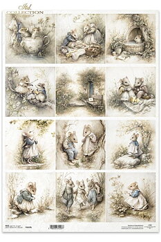 Olika motiv med möss