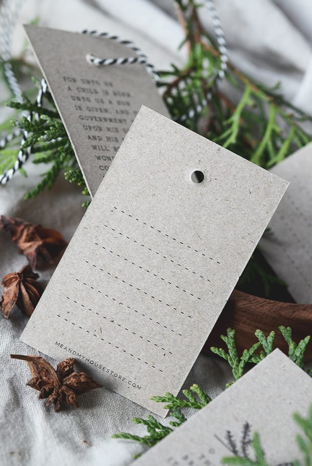 20-PACK! JULETIKETTER MED ENGELSK TEXT - 2