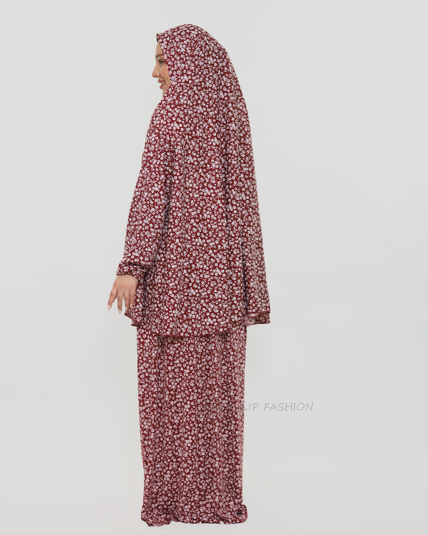 Prayer Clothes Amal - Maroon - 2