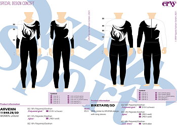 Arvenn och Arvenn biketard heldräkt/ catsuit