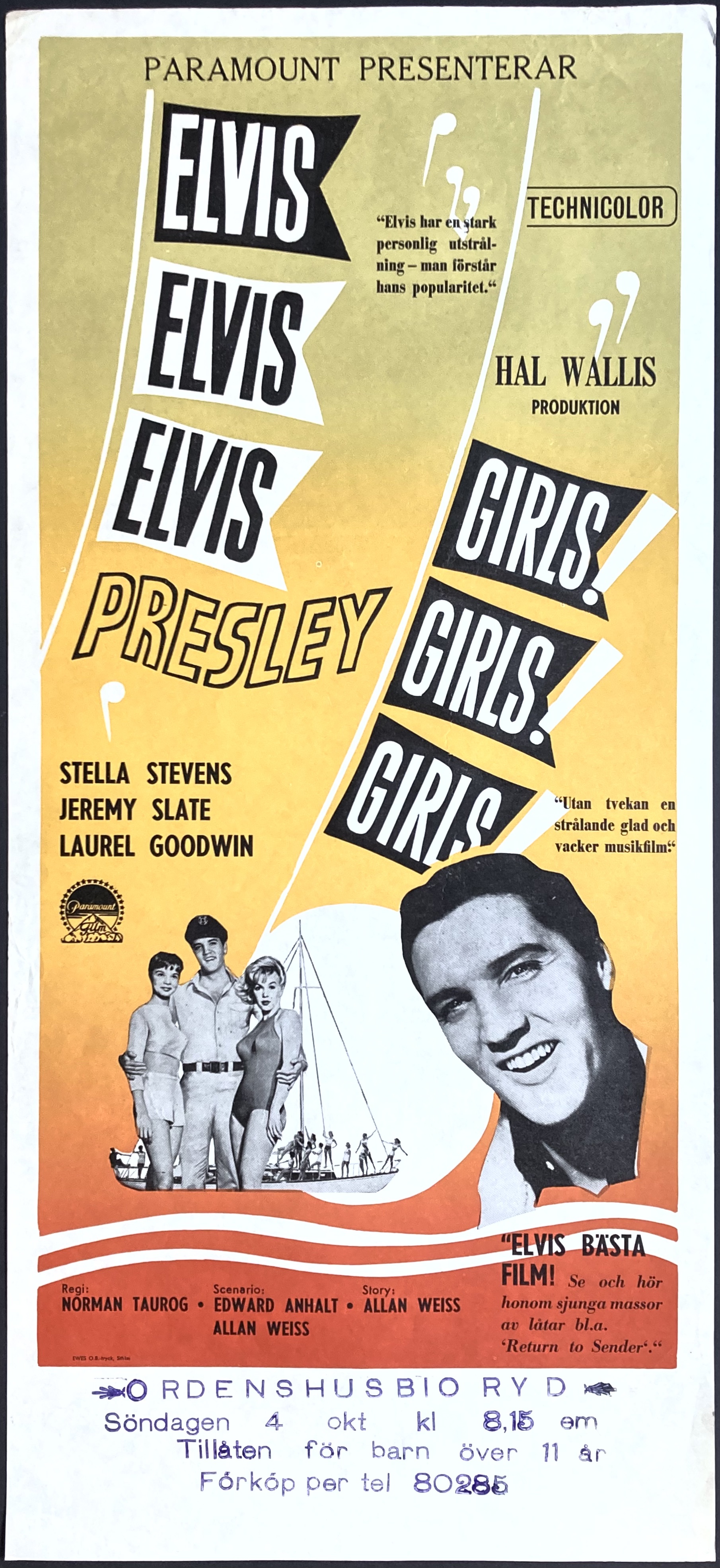 Nostalgipalatset - GIRLS! GIRLS! GIRLS! (1962)