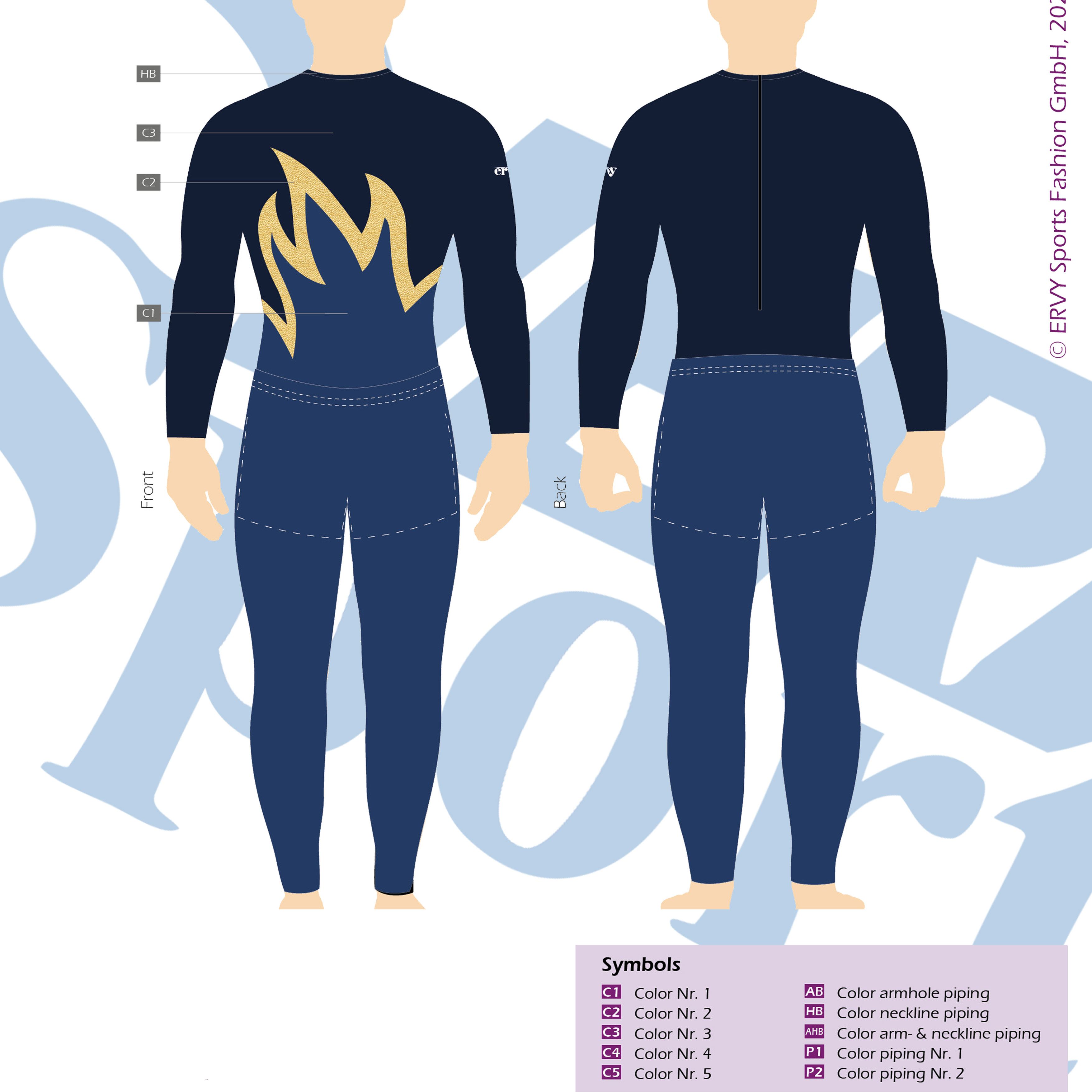 Sienna och Oliver heldräkt/ catsuit - 3