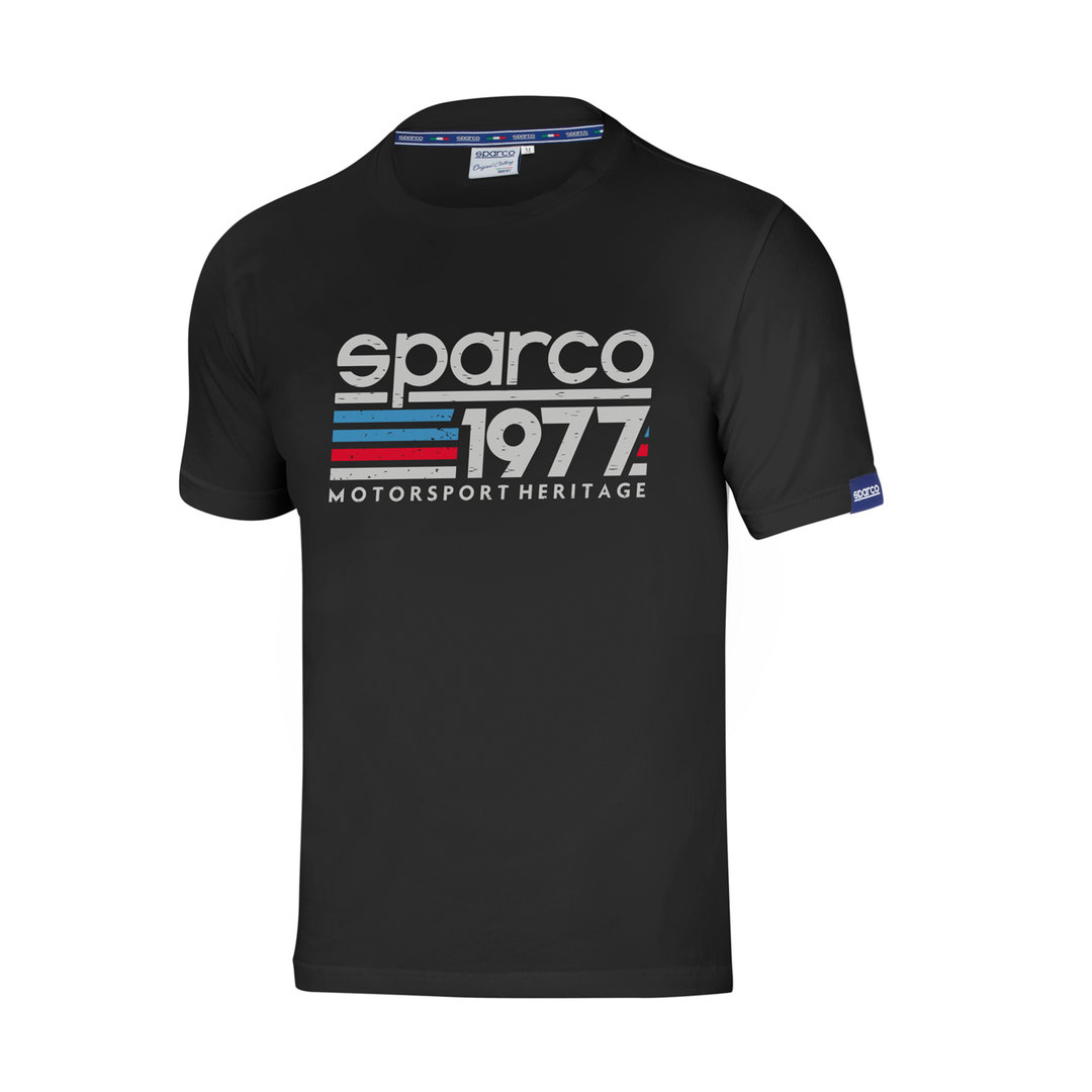 Sparco T-shirt, 1977,  svart