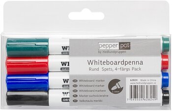Whiteboardpenna 4-pack