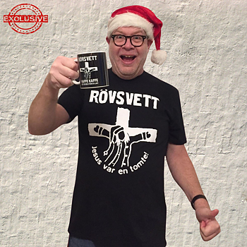 RÖVSVETT - T-SHIRT, JESUS VAR EN TOMTE