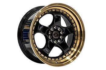 59°North Wheels D-002 8,5x18" ET35 5x114/5x120 blanksvart/bronze kant