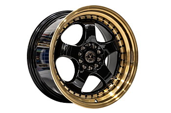 59°North Wheels D-002 9,5x18" ET20 5x114/5x120 Glossblack/bronze lip