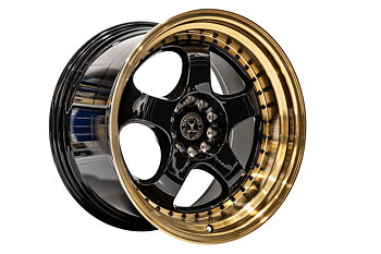59°North Wheels D-002 10,5x19" ET22 5x114/5x120 blanksvart/bronze kant