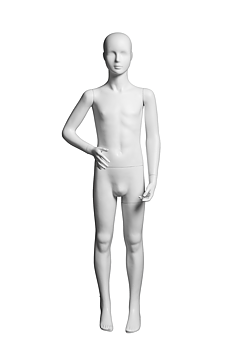 Mannequin LEO58, junior hvid