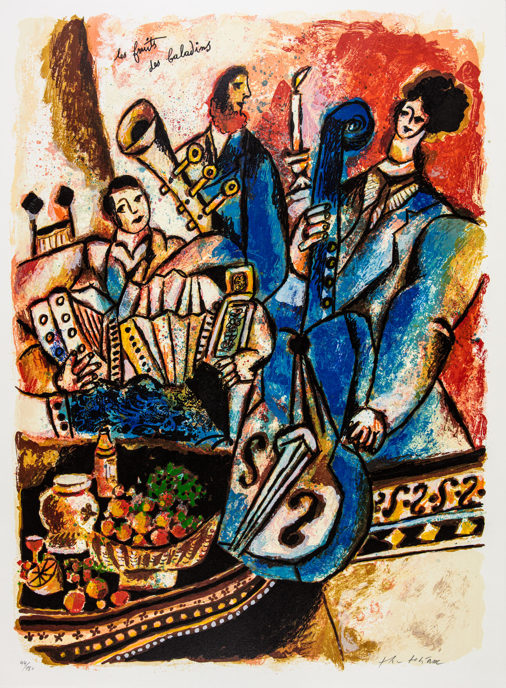 Les fruits des baladins - Symphonie en Bleu