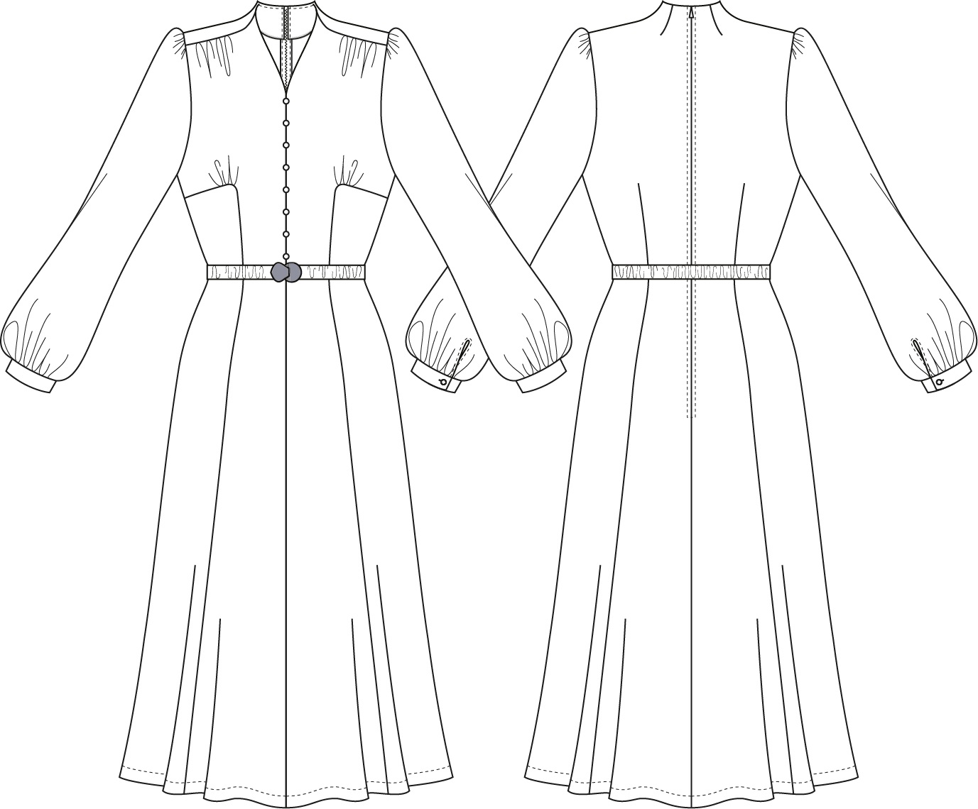 The Midwinter Midi Dress - 6
