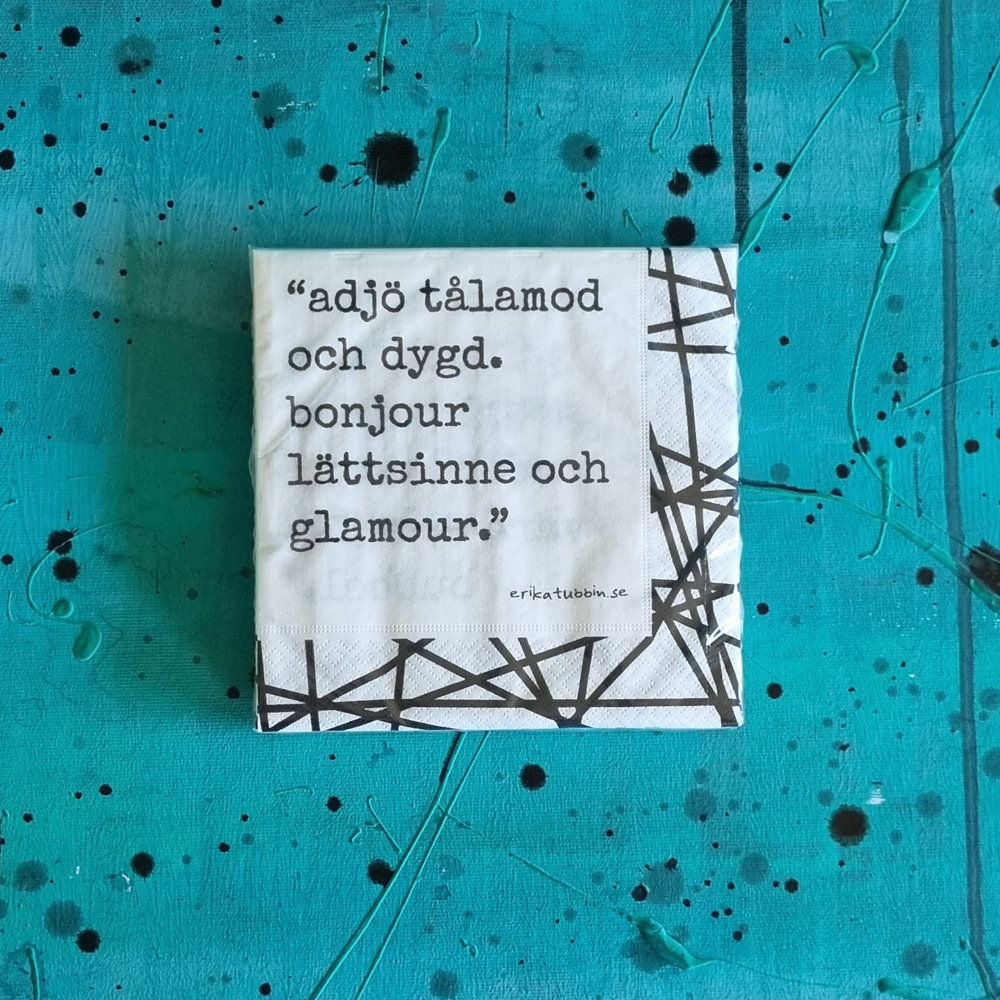 paper napkins BONJOUR GLAMOUR