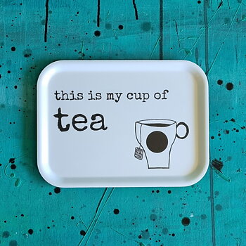 bricka TEA 20x27 cm