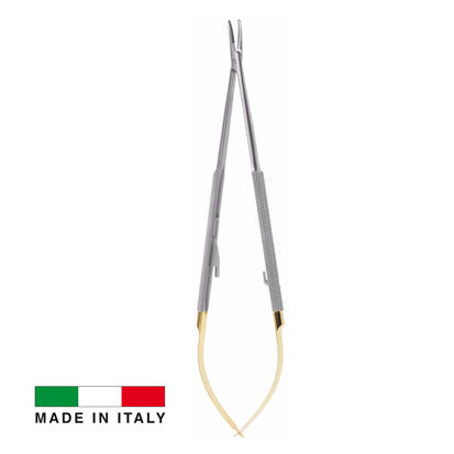 Medesy® Nålförare, Castroviejo Böjd, 180 mm