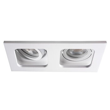 KANLUX Downlight REUL Dubbel Vit/Vit