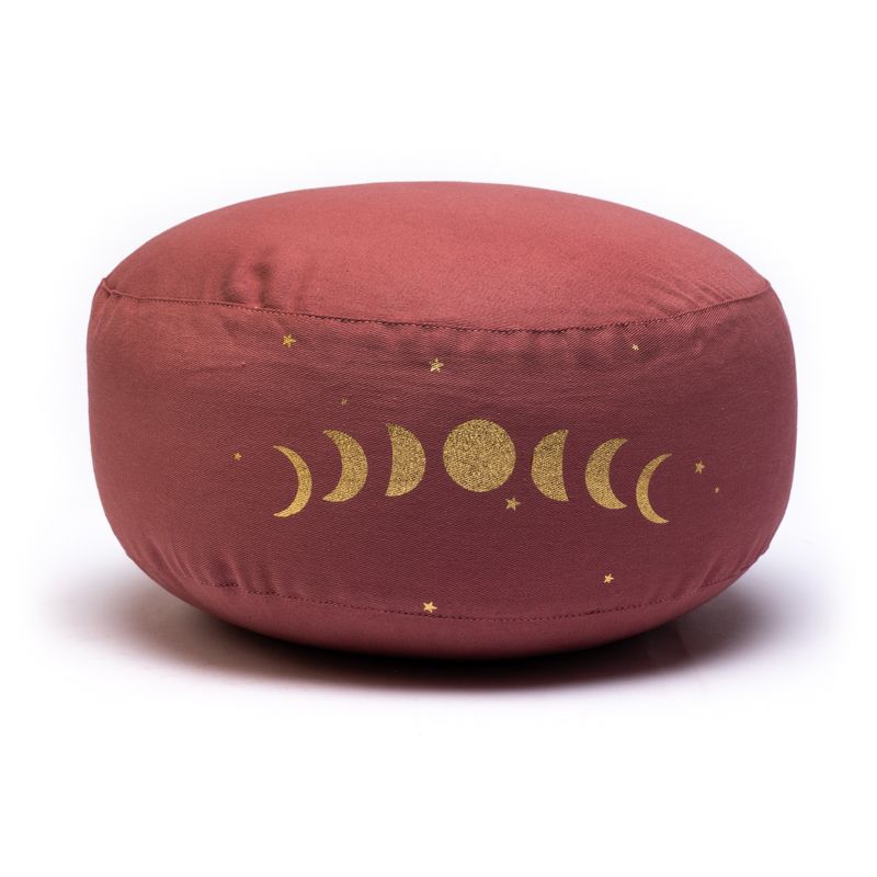 Meditation Cushion Moon Phases Organic Cotton - 2